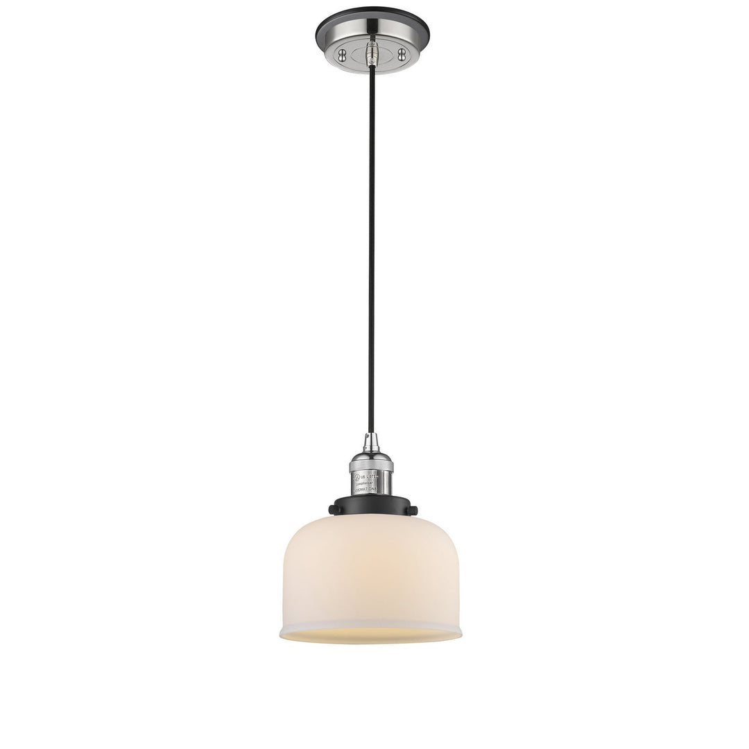 Innovations Franklin Restoration 201CBP-PNBK-G71 Pendant Light - Polished Nickel