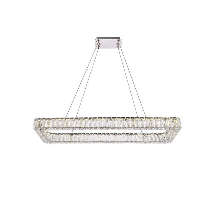 Elegant Monroe 3504D42L1C Pendant Light - Chrome