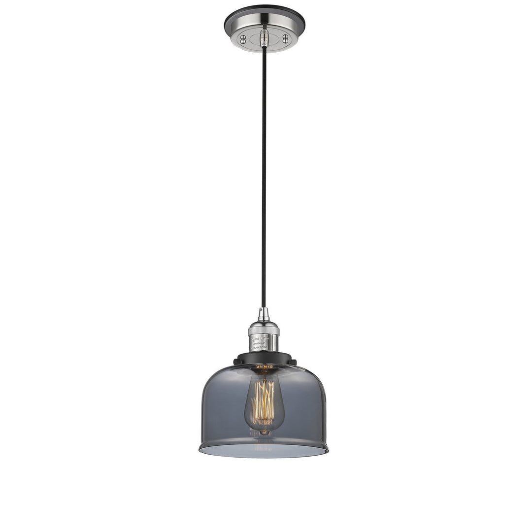 Innovations Franklin Restoration 201CBP-PNBK-G73 Pendant Light - Polished Nickel