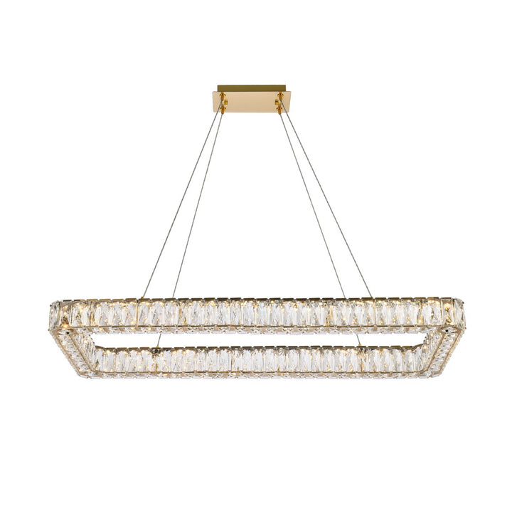 Elegant Monroe 3504D42L1G Pendant Light - Gold