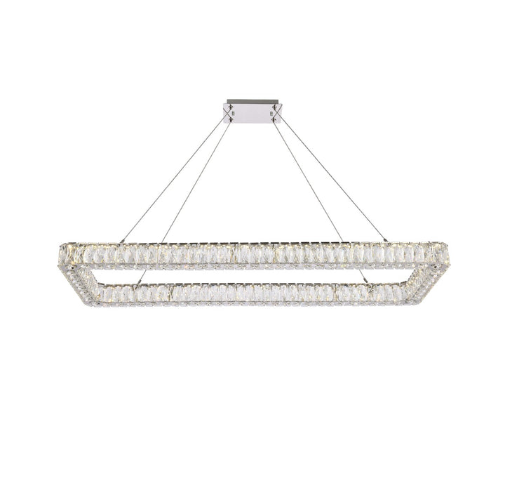 Elegant Monroe 3504D50L1C Pendant Light - Chrome