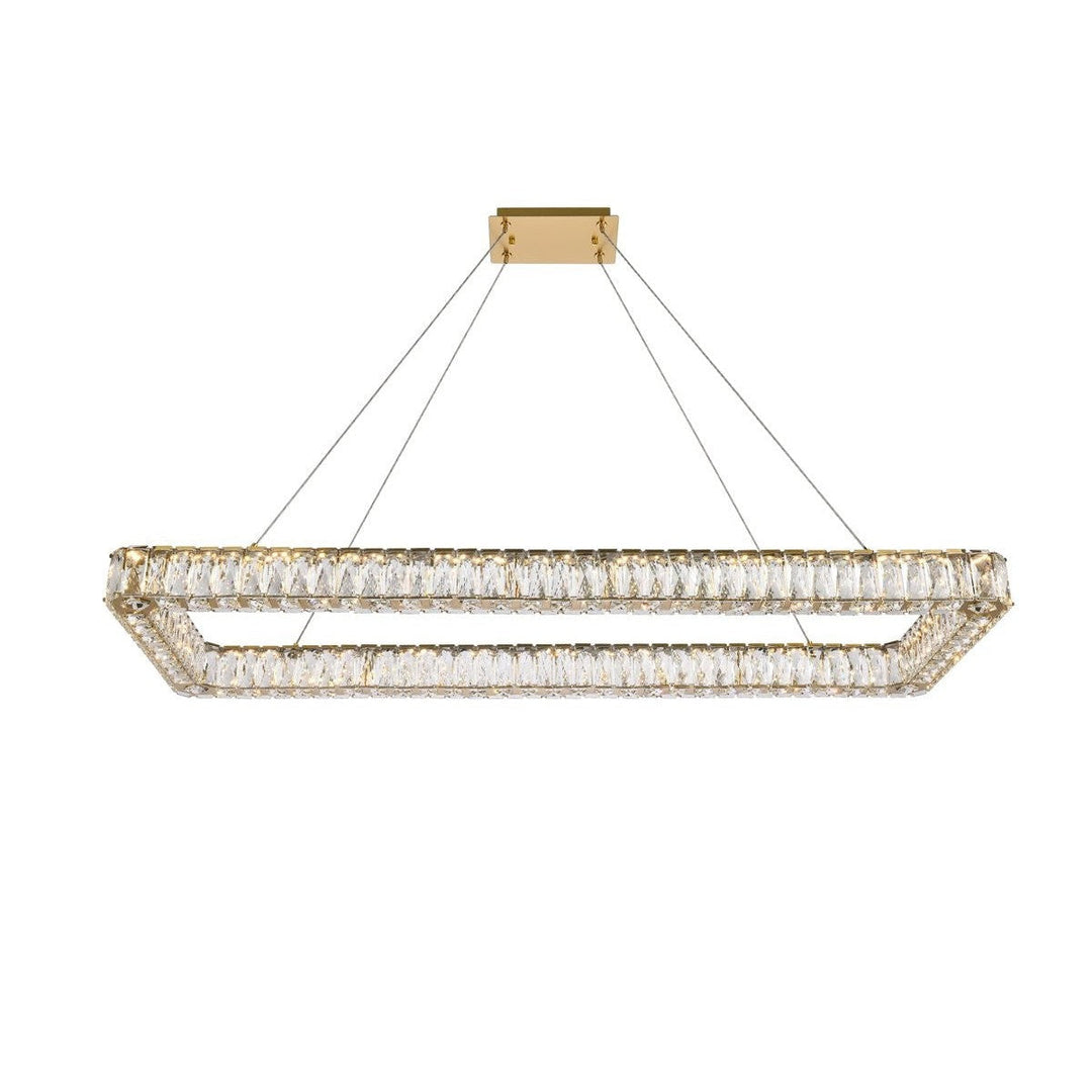 Elegant Monroe 3504D50L1G Pendant Light - Gold