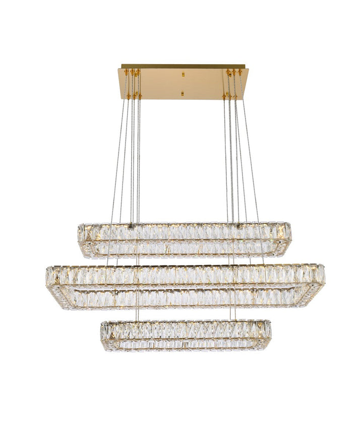 Elegant Monroe 3504G42L3G Pendant Light - Gold