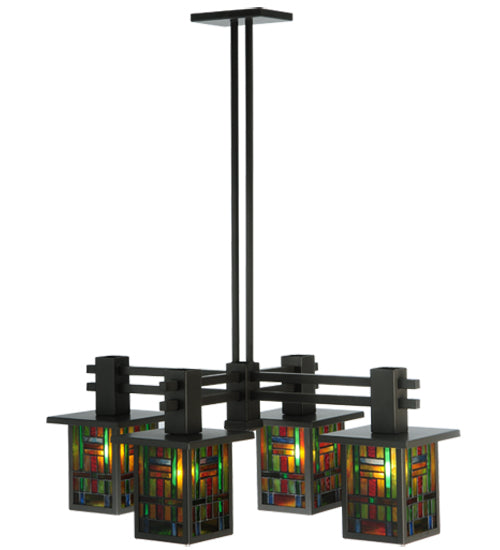 Meyda Tiffany Hausman 121739 Chandelier Light - Timeless Bronze