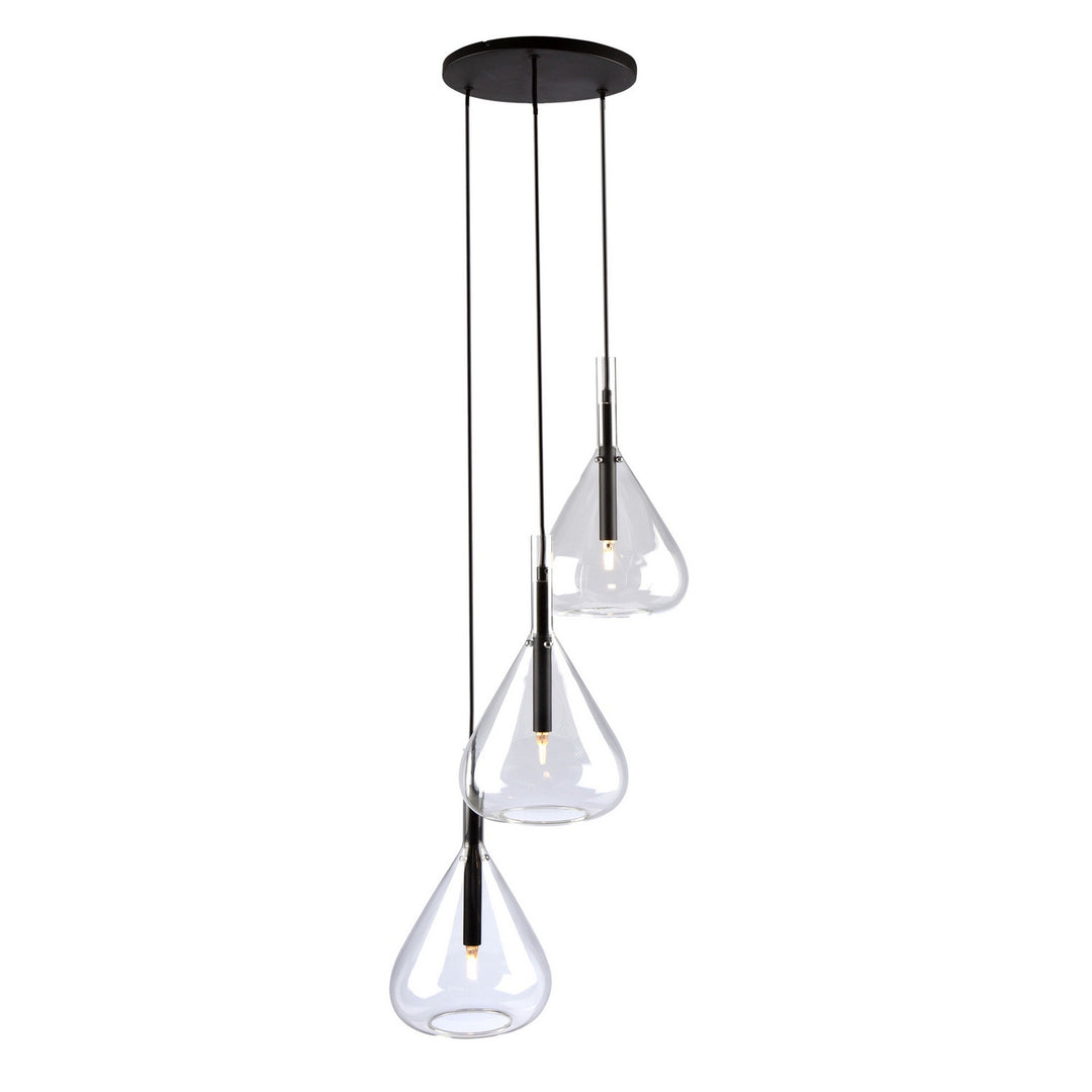 Artcraft Conic AC11163BK Pendant Light - Black