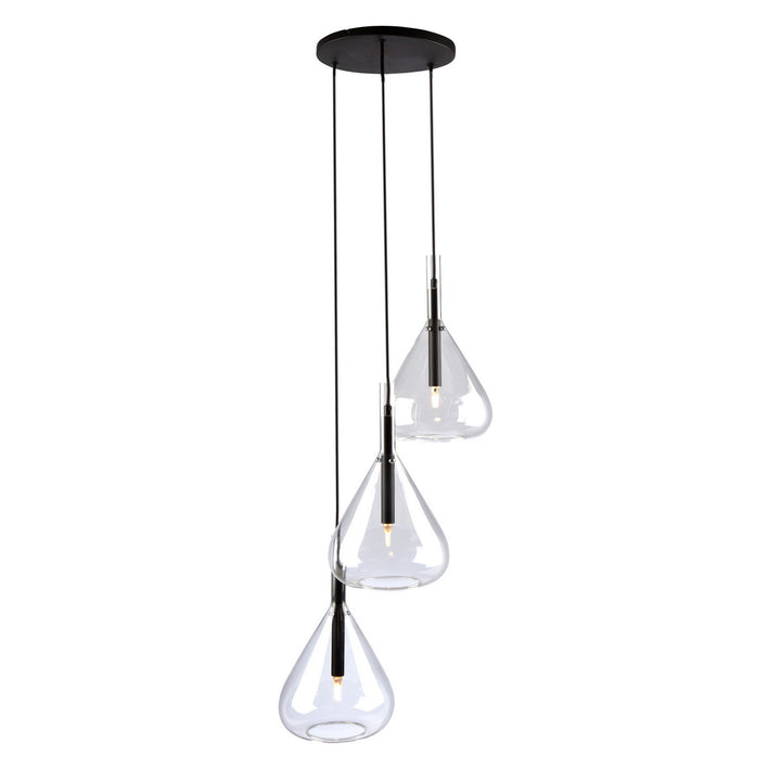 Artcraft Conic AC11163BK Pendant Light - Black