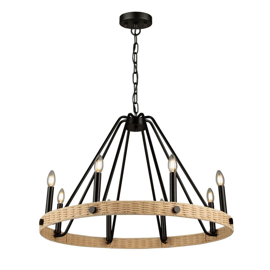 Artcraft Perris AC11718BK Chandelier Light - Black