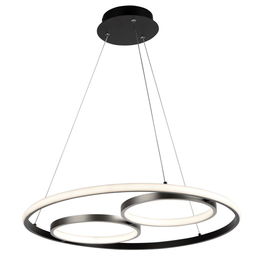 Artcraft Gemini AC6671NB Pendant Light - Black,  Nickel