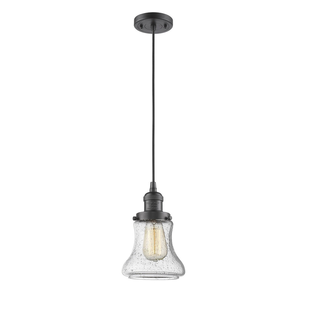 Innovations Franklin Restoration 201C-OB-G194-LED Pendant Light - Oil Rubbed Bronze