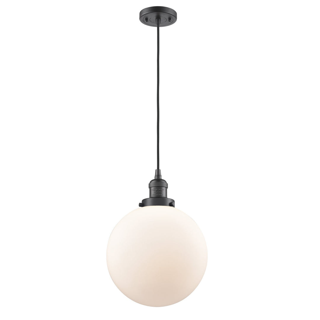 Innovations Franklin Restoration 201C-OB-G201-10-LED Pendant Light - Oil Rubbed Bronze