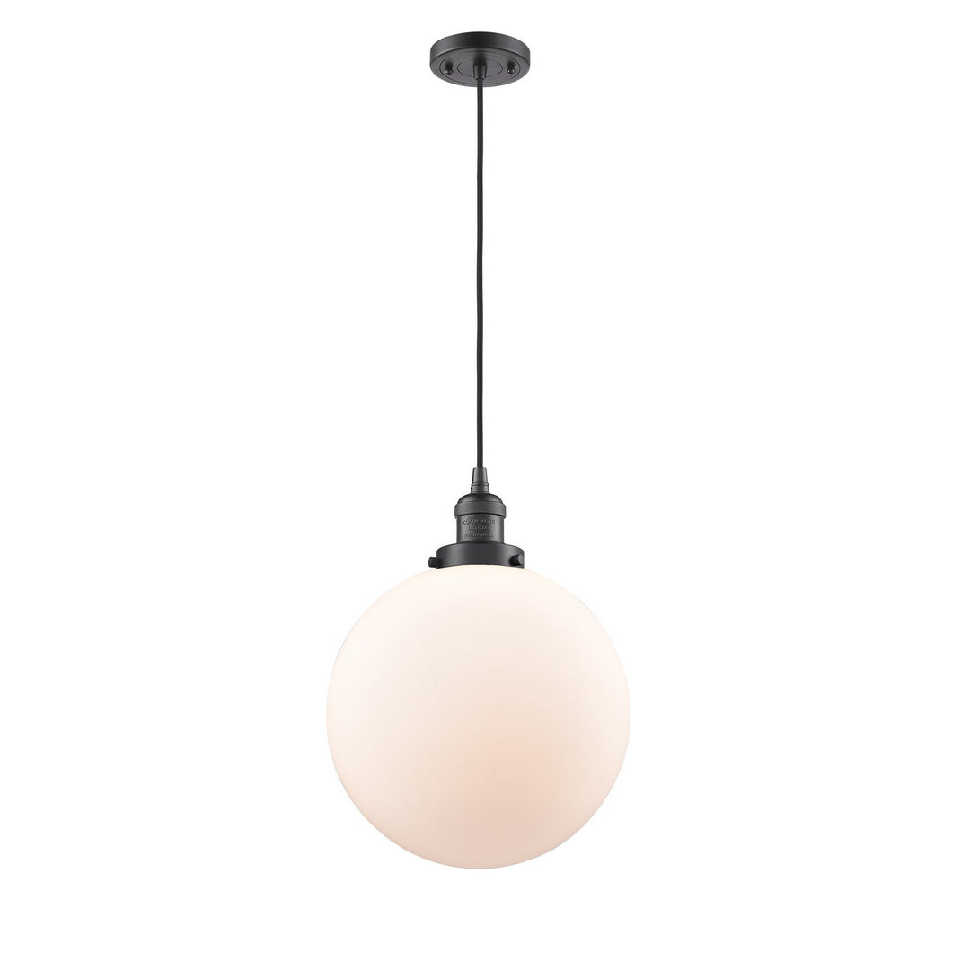 Innovations Franklin Restoration 201C-OB-G201-12 Pendant Light - Oil Rubbed Bronze