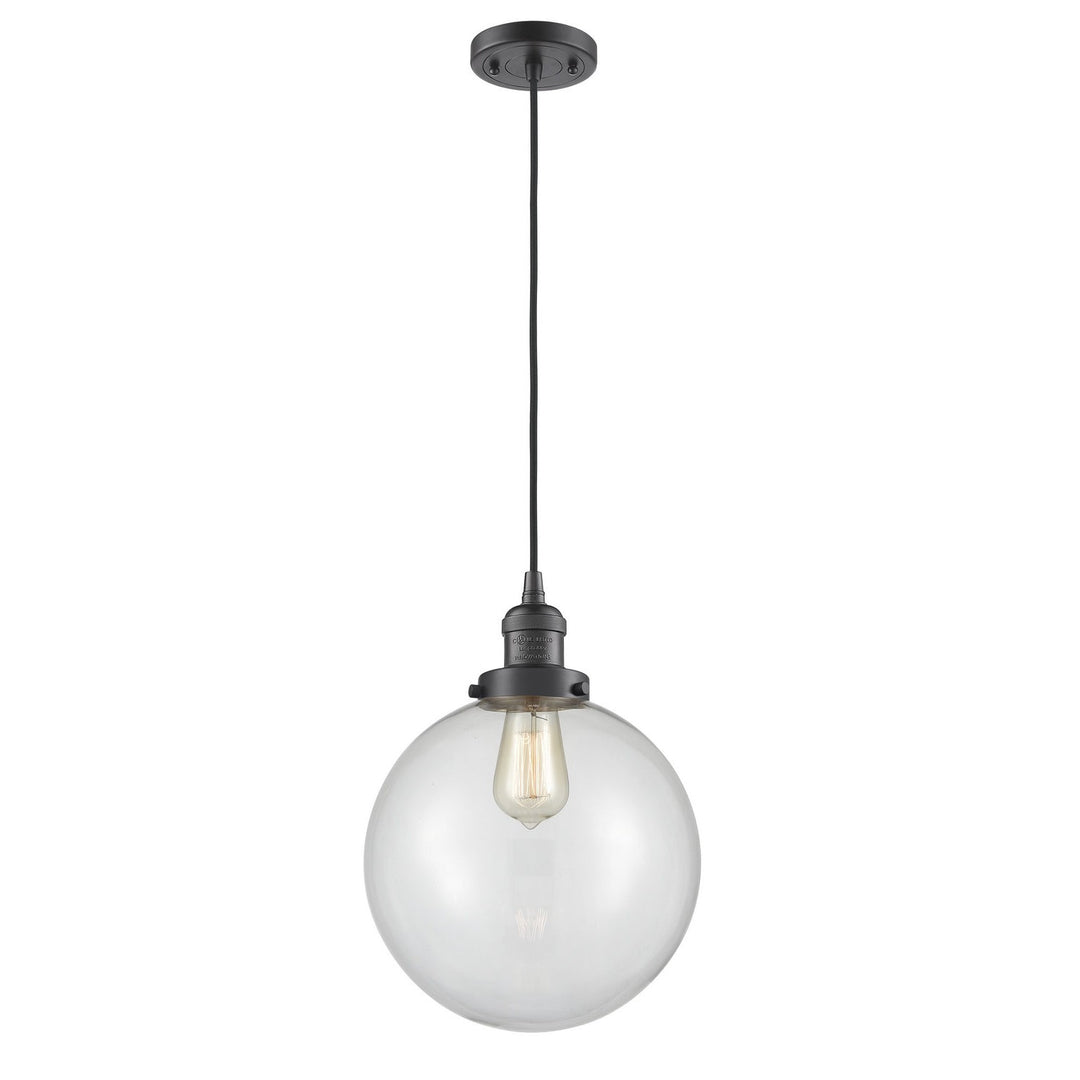 Innovations Franklin Restoration 201C-OB-G202-10-LED Pendant Light - Oil Rubbed Bronze