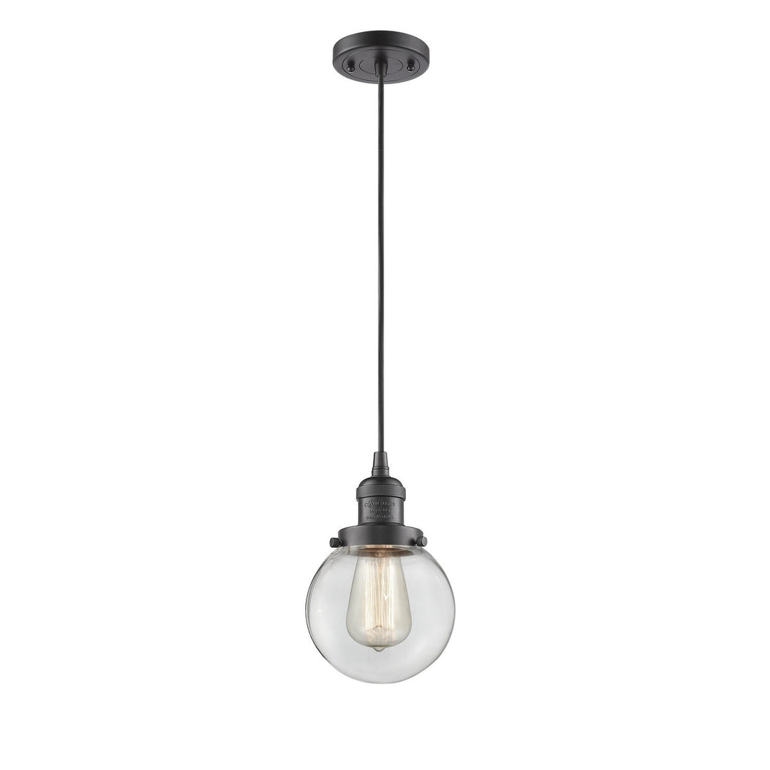 Innovations Franklin Restoration 201C-OB-G202-6 Pendant Light - Oil Rubbed Bronze