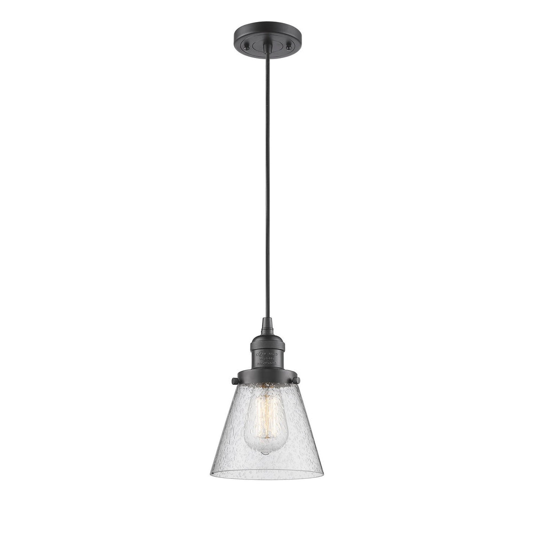 Innovations Franklin Restoration 201C-OB-G64-LED Pendant Light - Oil Rubbed Bronze