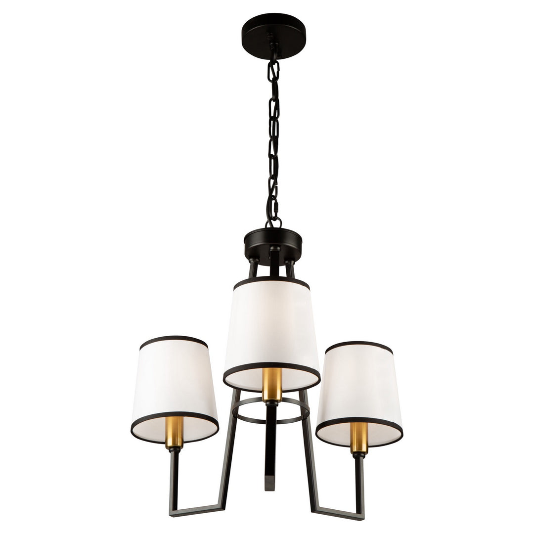 Artcraft Coco SC13343BK Chandelier Light - Gold, Black