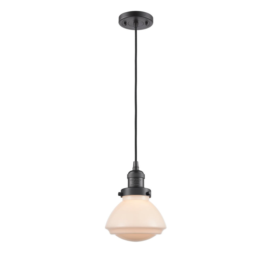 Innovations Franklin Restoration 201C-OB-G321-LED Pendant Light - Oil Rubbed Bronze