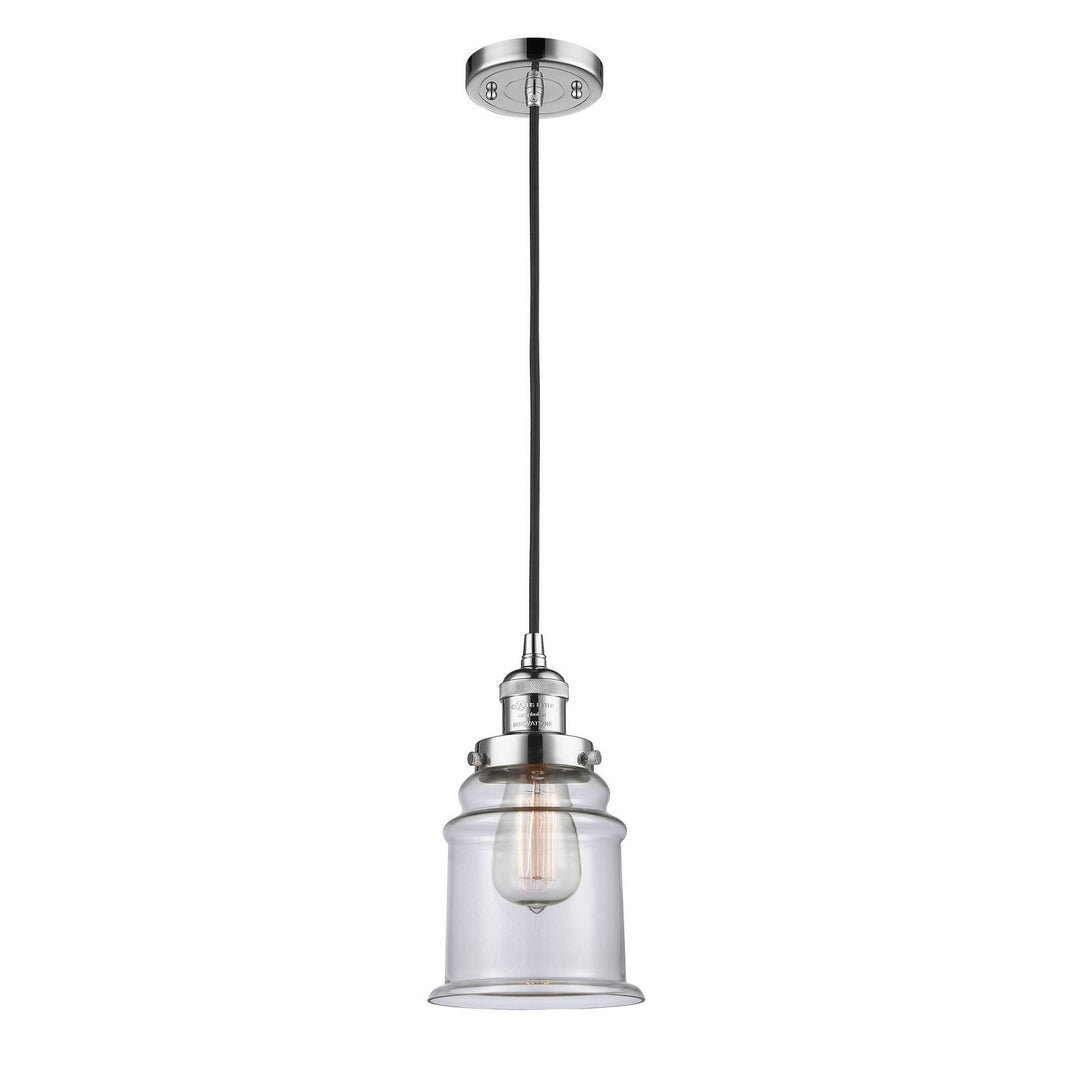 Innovations Franklin Restoration 201C-PC-G182 Pendant Light - Polished Chrome