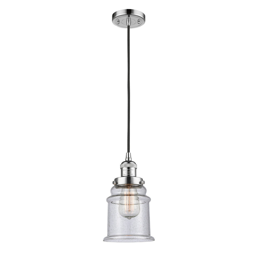 Innovations Franklin Restoration 201C-PC-G184 Pendant Light - Polished Chrome