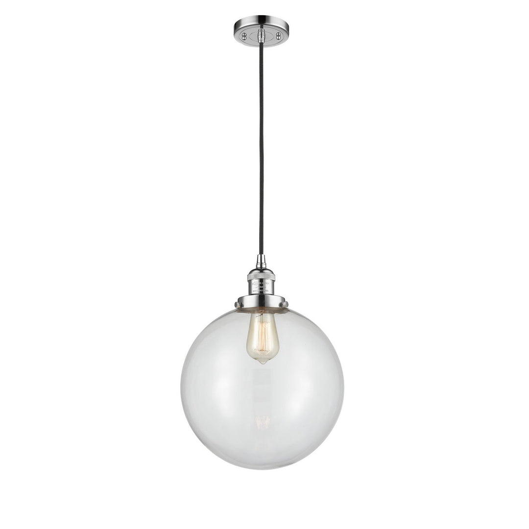 Innovations Franklin Restoration 201C-PC-G202-12 Pendant Light - Polished Chrome