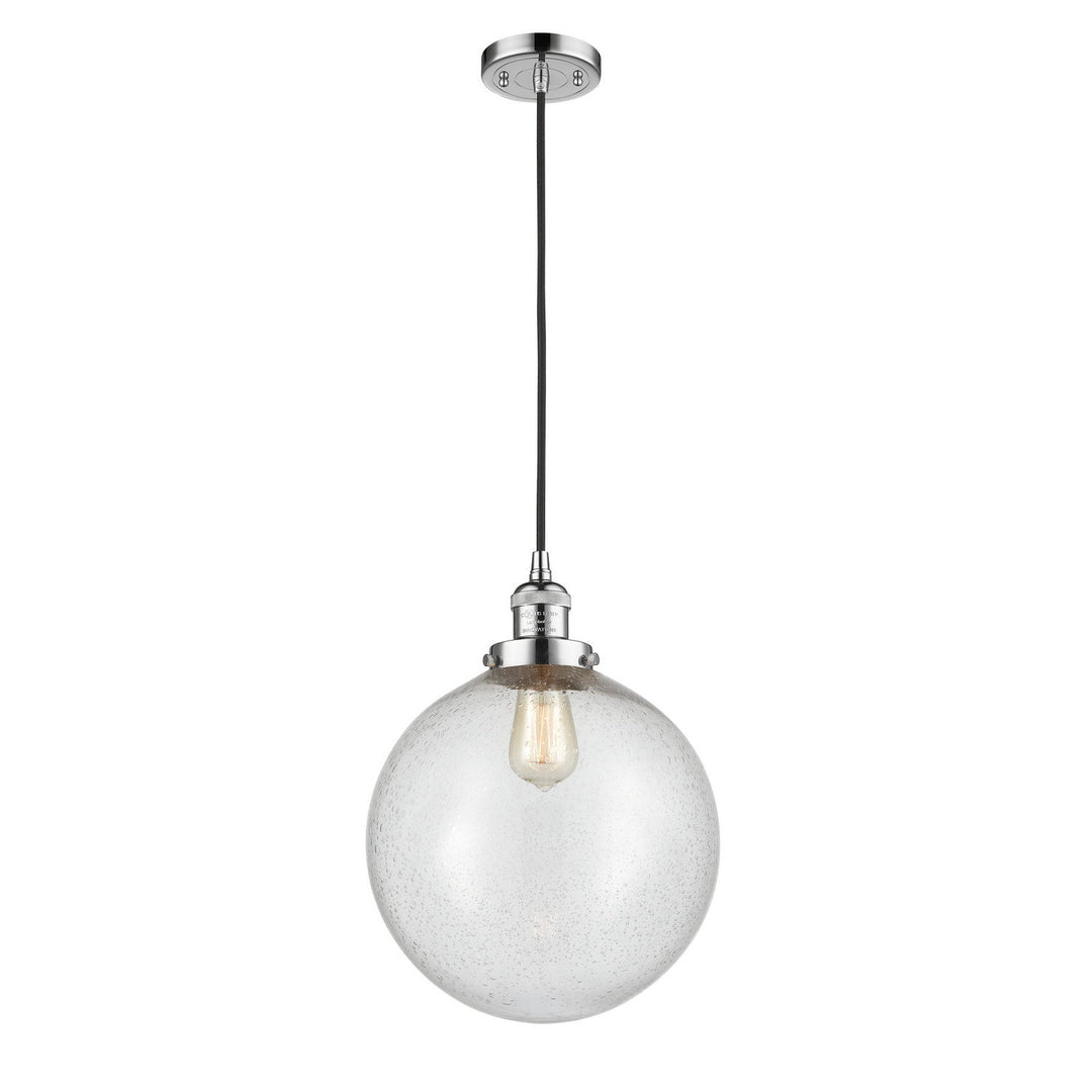 Innovations Franklin Restoration 201C-PC-G204-12 Pendant Light - Polished Chrome