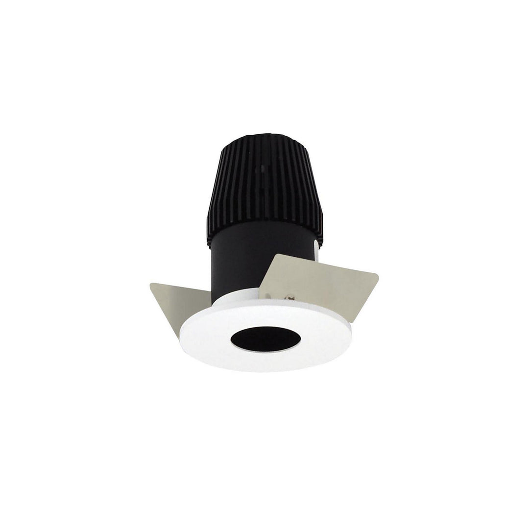 Nora Lighting NIOB-1RPH35XBMPW   Recessed Light Black Pinhole / Matte Powder White