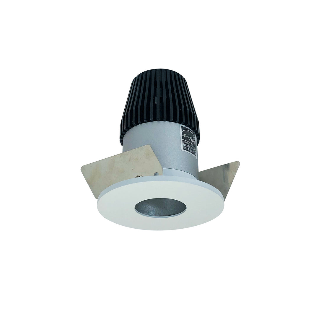 Nora Lighting NIOB-1RPH40XHZMPW   Recessed Light Haze Pinhole / Matte Powder White