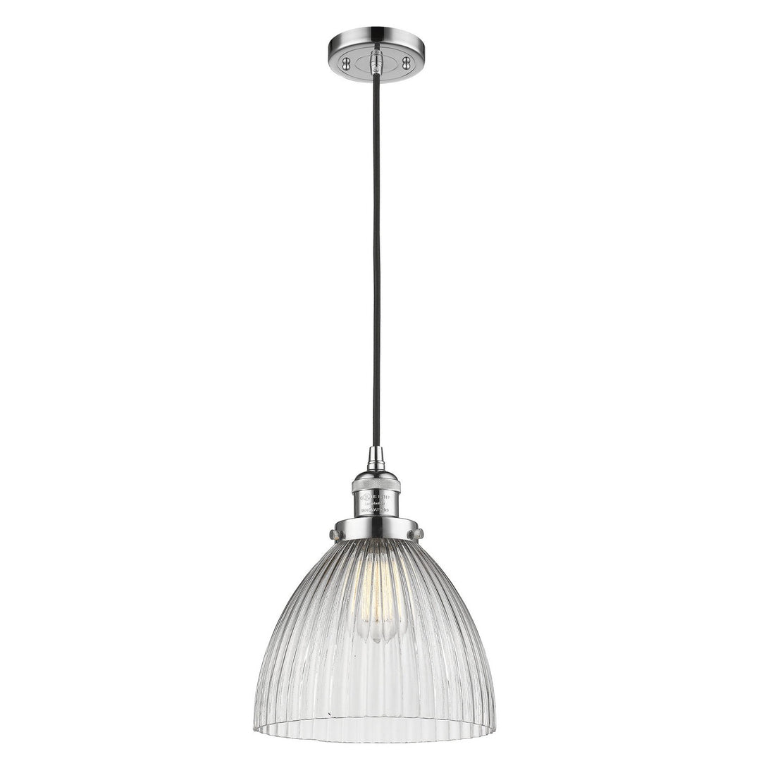 Innovations Franklin Restoration 201C-PC-G222 Pendant Light - Polished Chrome