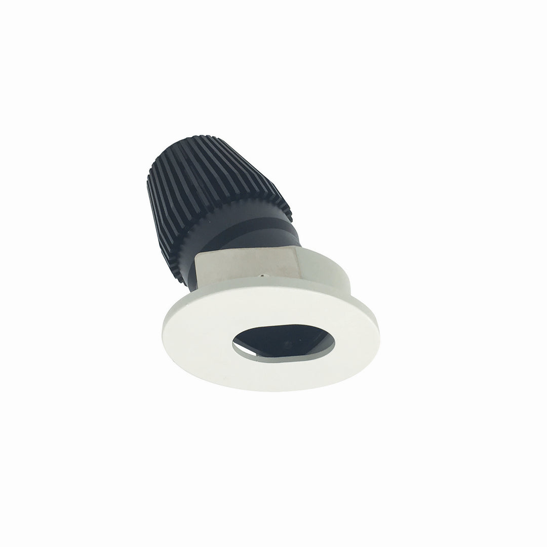 Nora Lighting NIOB-1RSL40XBMPW   Recessed Light Black Slot Aperture / Matte Powder White