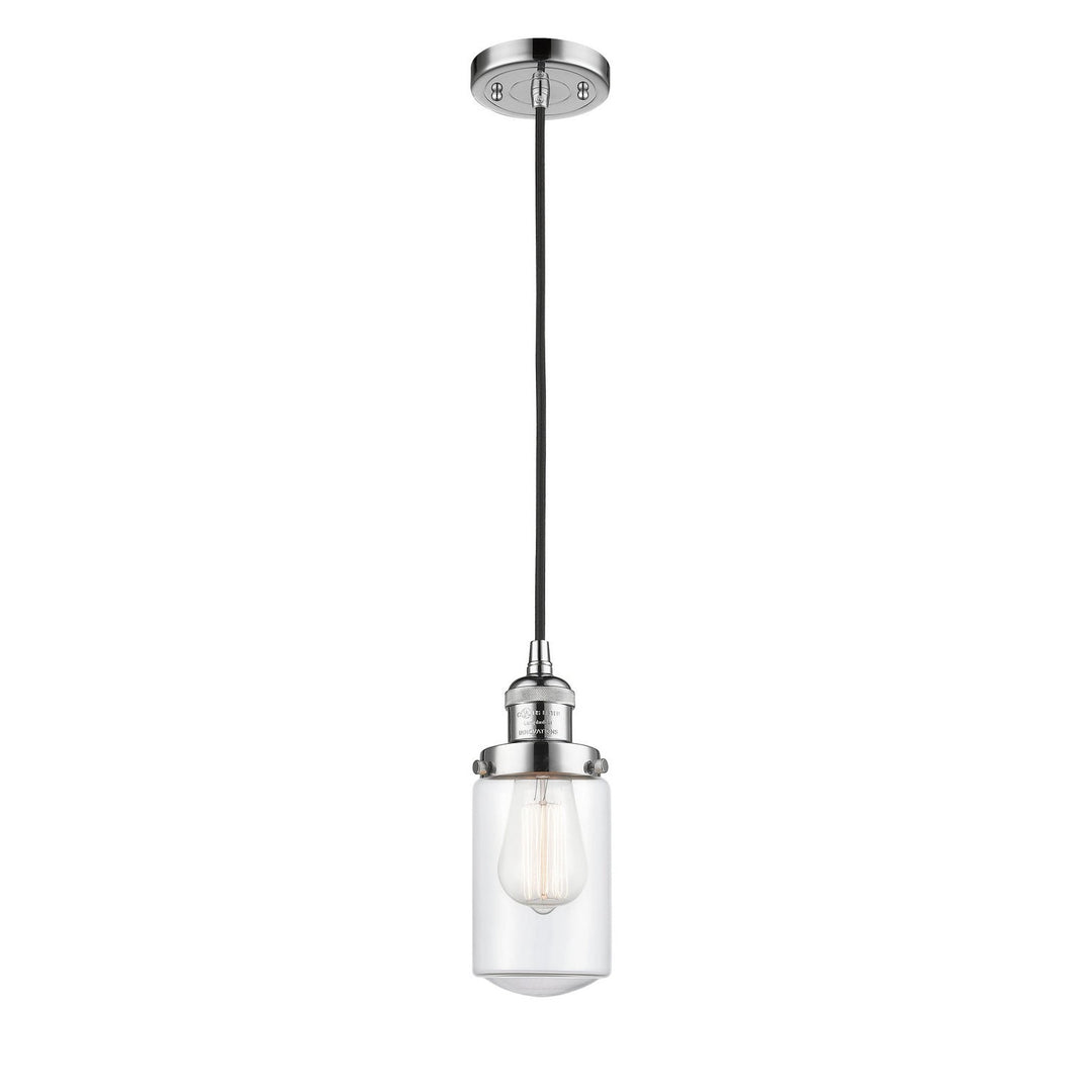 Innovations Franklin Restoration 201C-PC-G312 Pendant Light - Polished Chrome