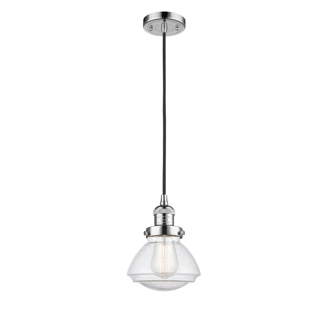 Innovations Franklin Restoration 201C-PC-G324 Pendant Light - Polished Chrome