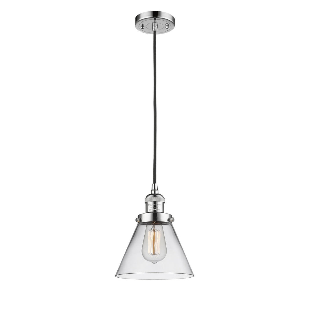 Innovations Franklin Restoration 201C-PC-G42 Pendant Light - Polished Chrome