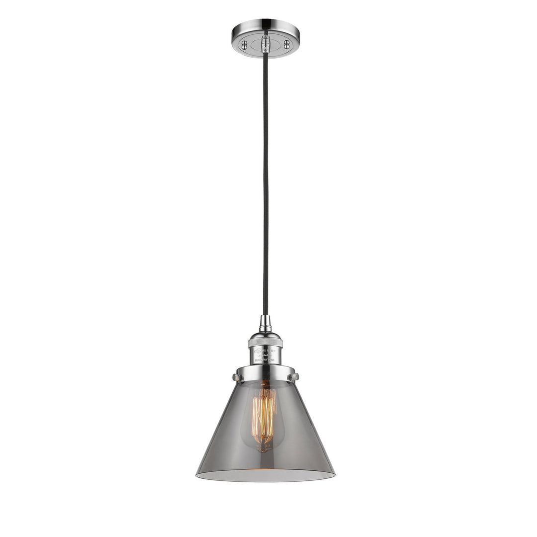 Innovations Franklin Restoration 201C-PC-G43 Pendant Light - Polished Chrome