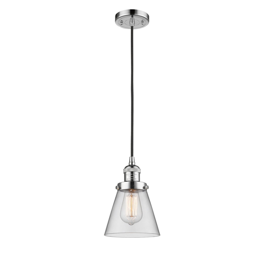 Innovations Franklin Restoration 201C-PC-G62 Pendant Light - Polished Chrome