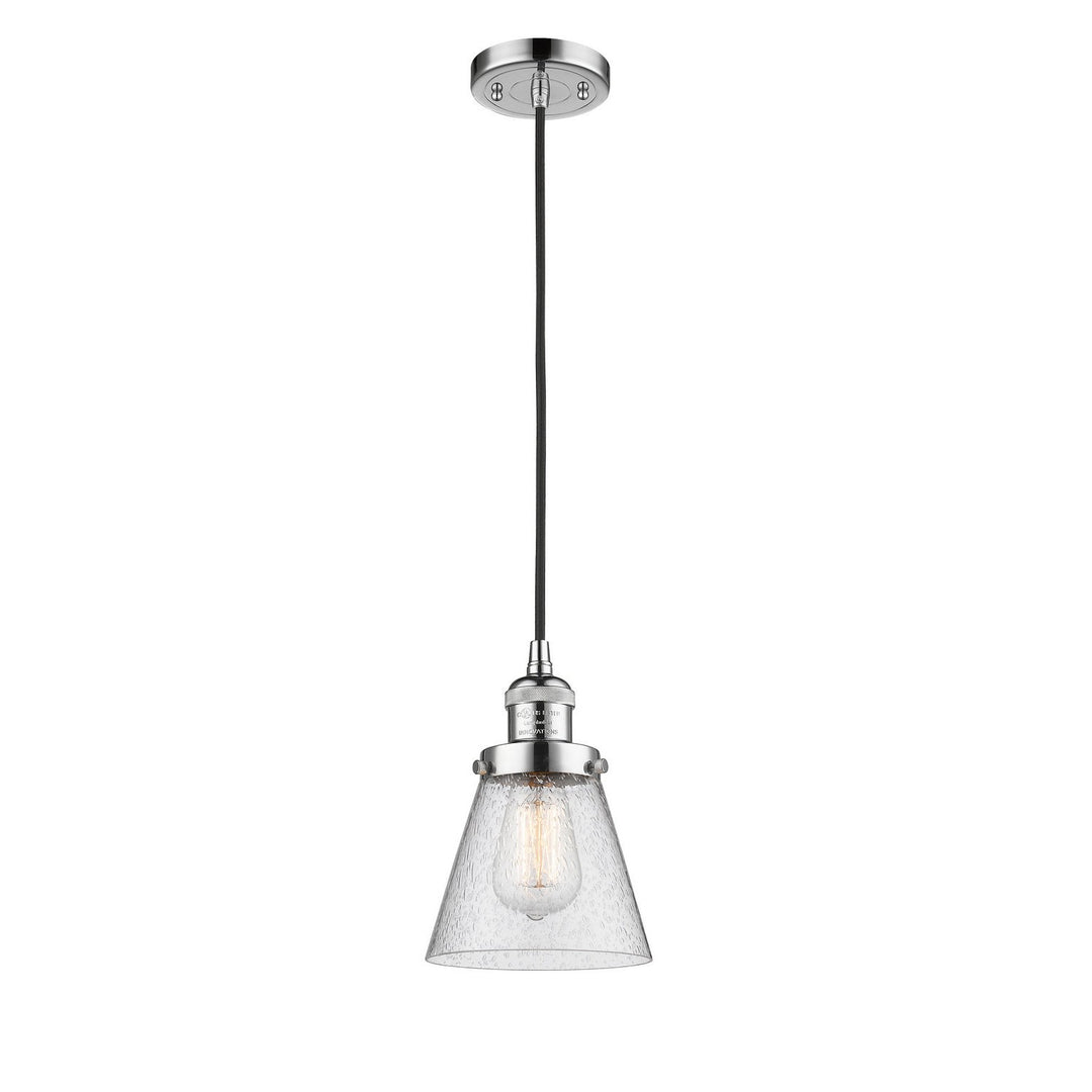 Innovations Franklin Restoration 201C-PC-G64 Pendant Light - Polished Chrome