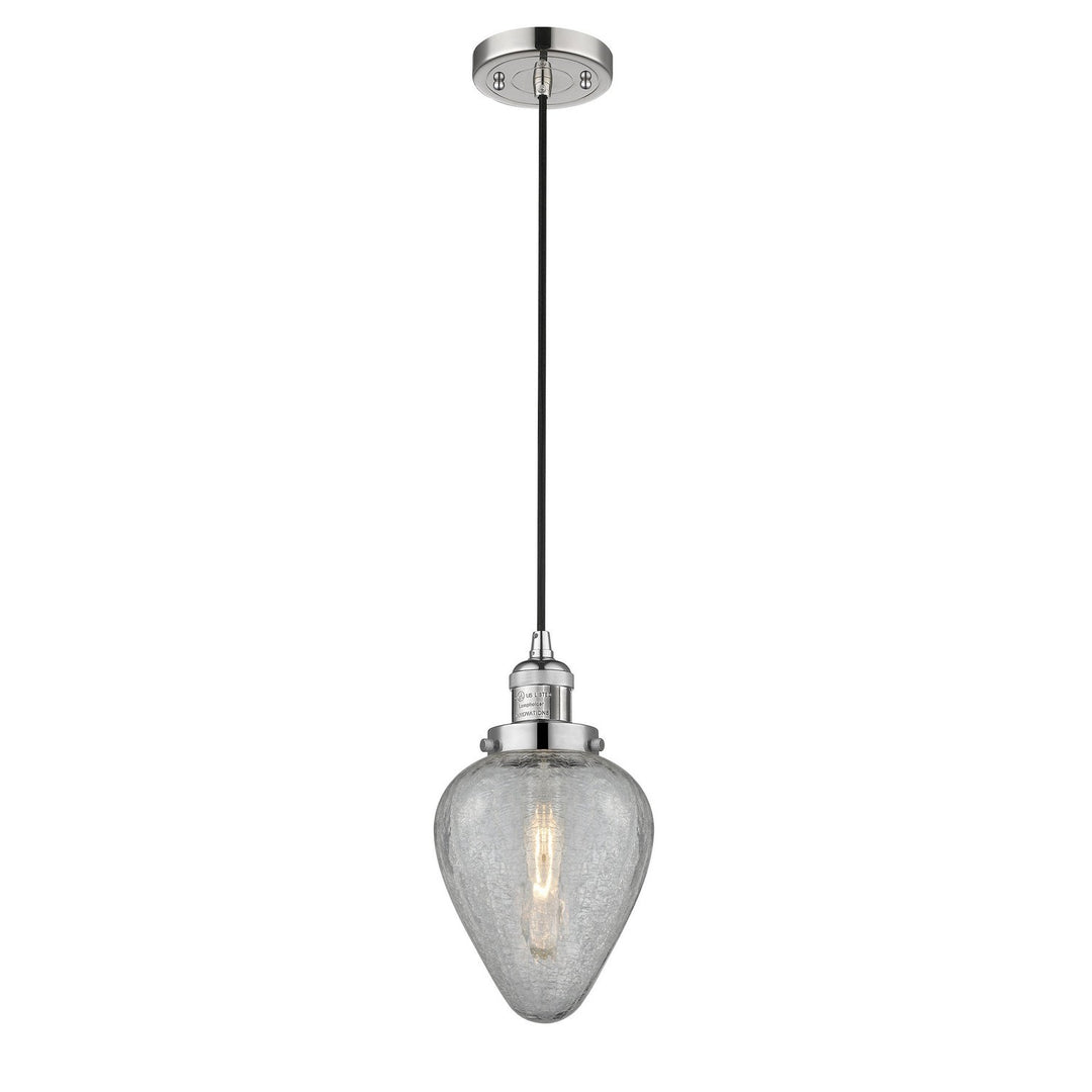 Innovations Franklin Restoration 201C-PN-G165-LED Pendant Light - Polished Nickel
