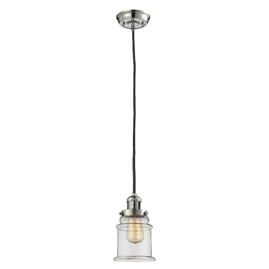 Innovations Franklin Restoration 201C-PN-G182-LED Pendant Light - Polished Nickel