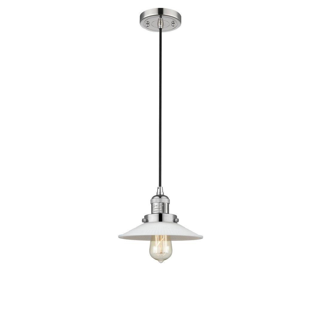 Innovations Franklin Restoration 201C-PN-G1-LED Pendant Light - Polished Nickel