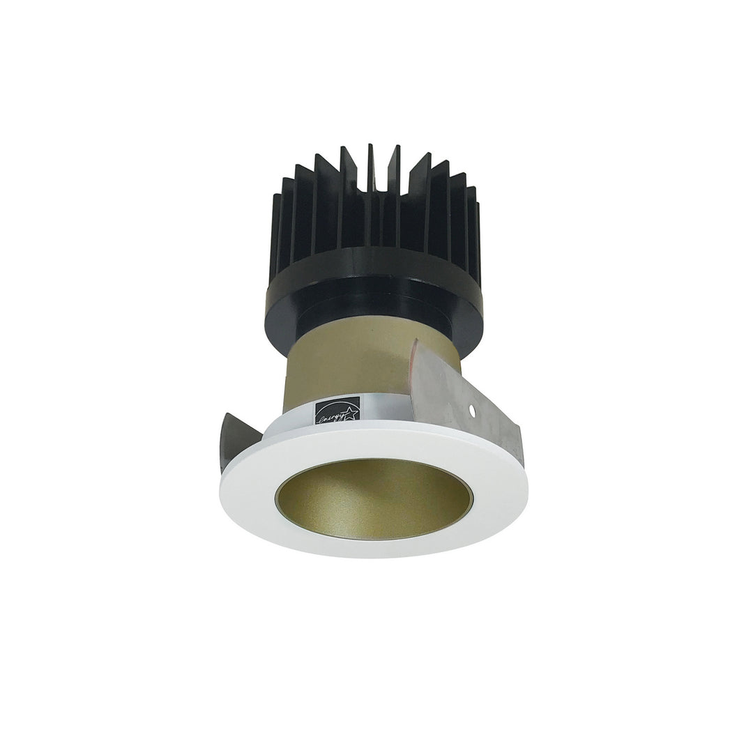Nora Lighting NIOB-2RNDC30XCHMPW/HL   Recessed Light Champagne Haze / Matte Powder White