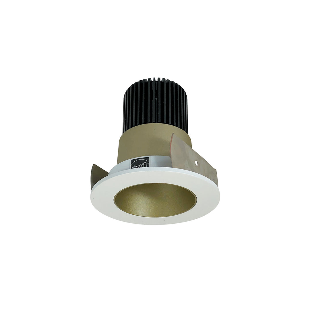 Nora Lighting NIOB-2RNDC35XCHMPW/10   Recessed Light Champagne Haze / Matte Powder White