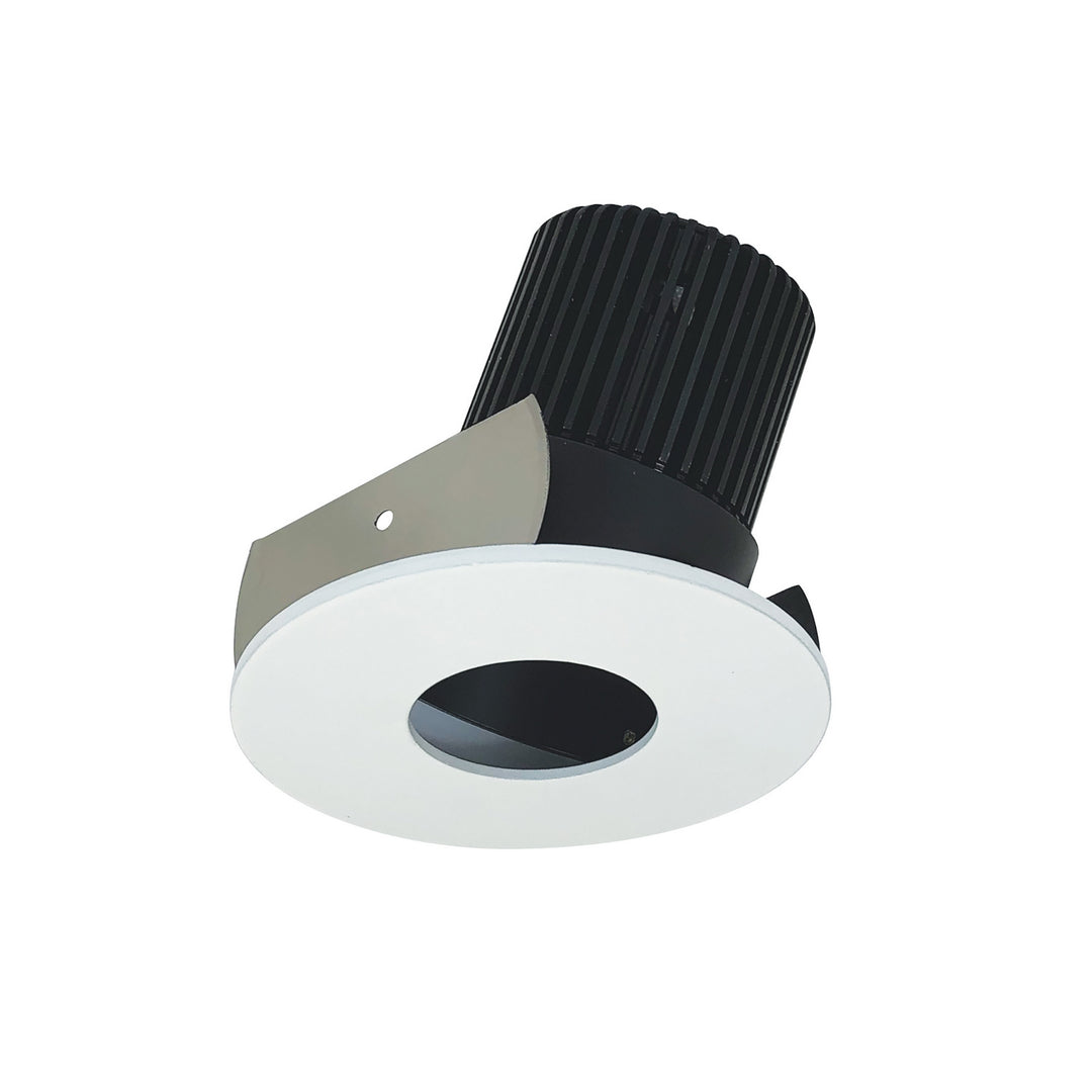 Nora Lighting NIOB-2RPHA27XBMPW/10   Recessed Light Black Pinhole / Matte Powder White