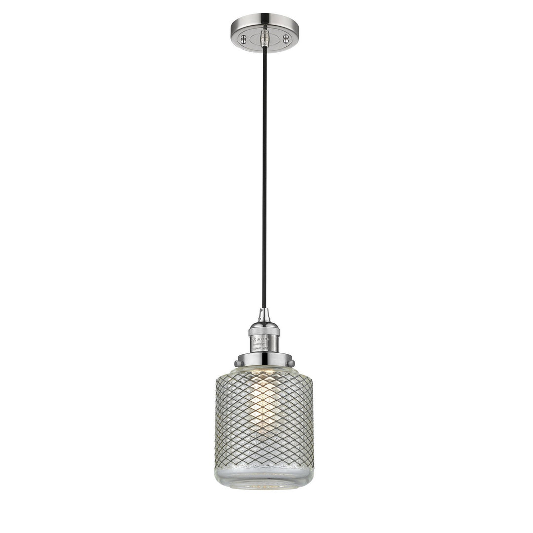 Innovations Franklin Restoration 201C-PN-G262-LED Pendant Light - Polished Nickel