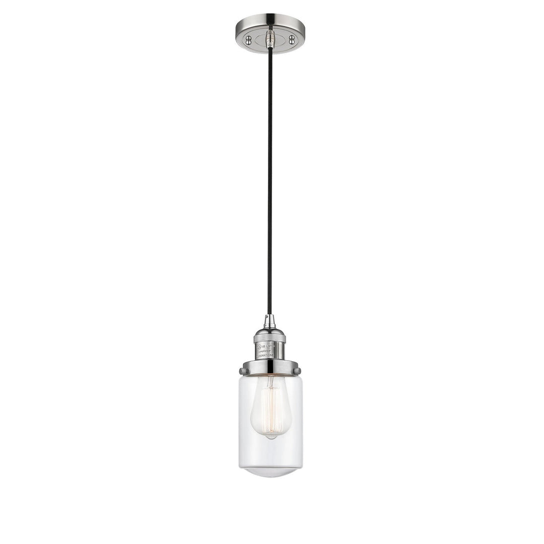 Innovations Franklin Restoration 201C-PN-G312 Pendant Light - Polished Nickel