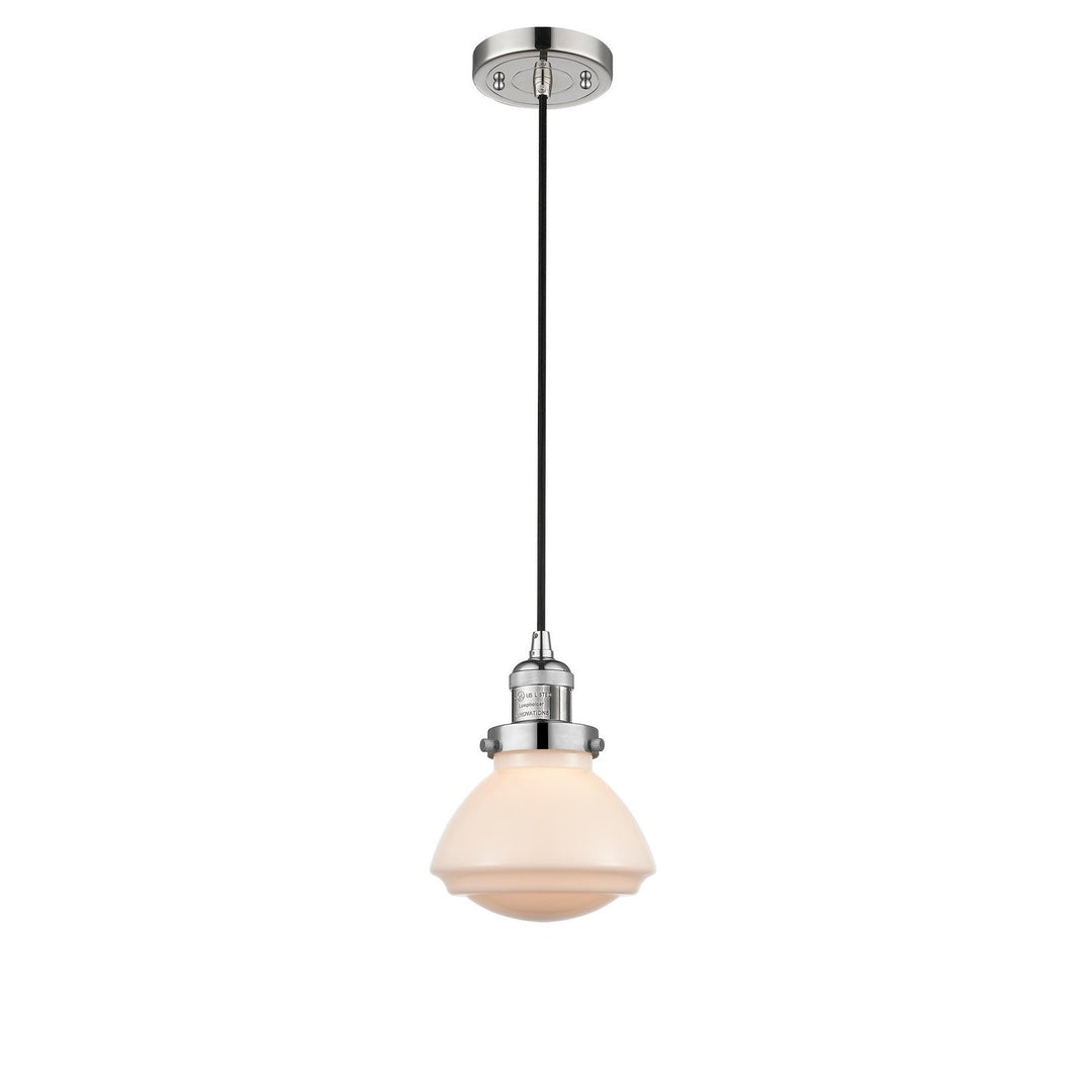 Innovations Franklin Restoration 201C-PN-G321 Pendant Light - Polished Nickel