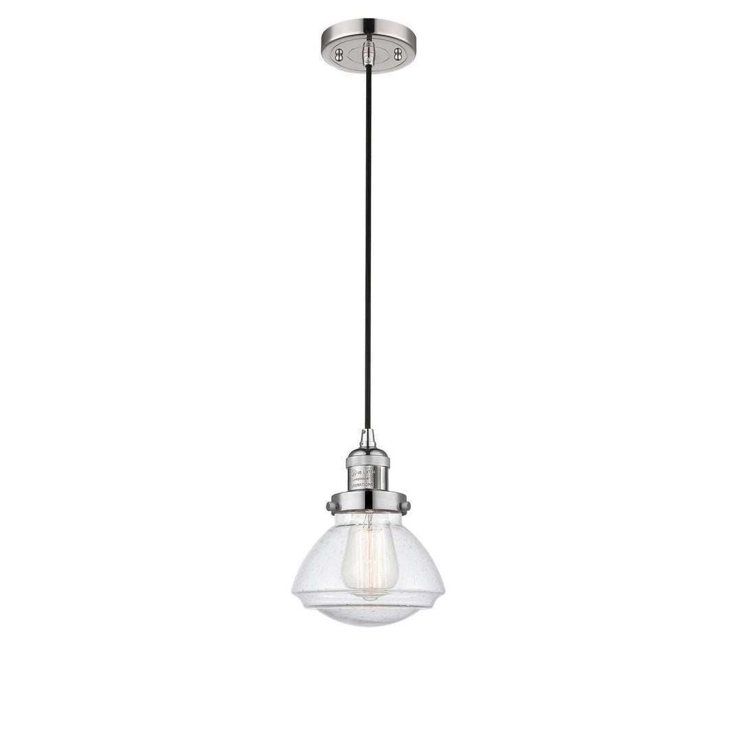 Innovations Franklin Restoration 201C-PN-G324 Pendant Light - Polished Nickel