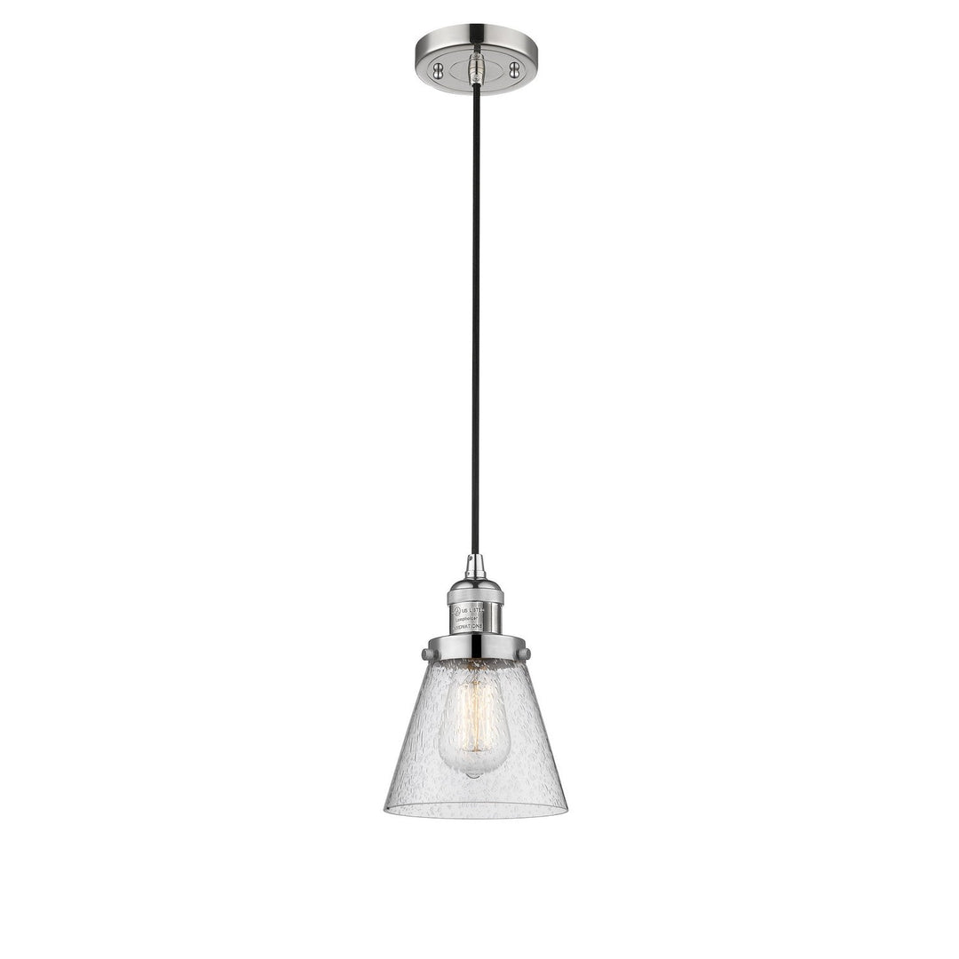 Innovations Franklin Restoration 201C-PN-G64-LED Pendant Light - Polished Nickel