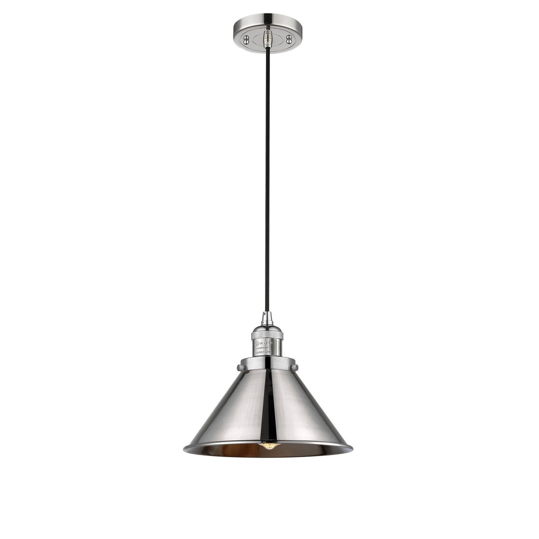 Innovations Franklin Restoration 201C-PN-M10-PN-LED Pendant Light - Polished Nickel