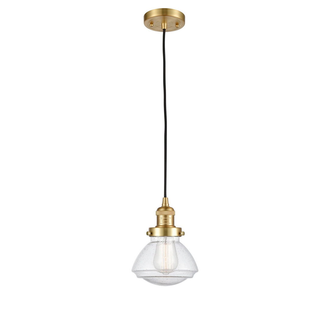 Innovations Franklin Restoration 201C-SG-G324-LED Pendant Light - Satin Gold
