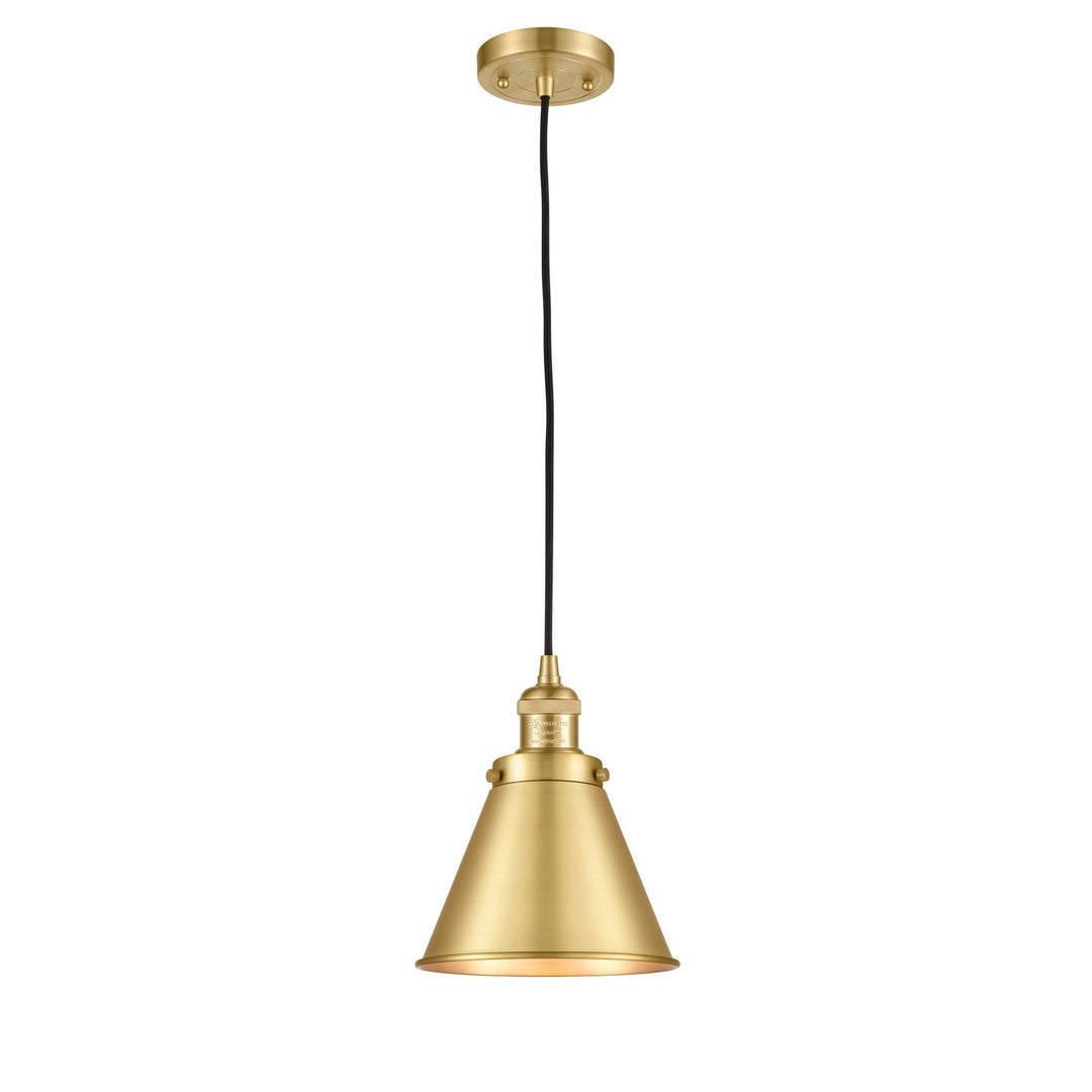 Innovations Franklin Restoration 201C-SG-M13-SG-LED Pendant Light - Satin Gold