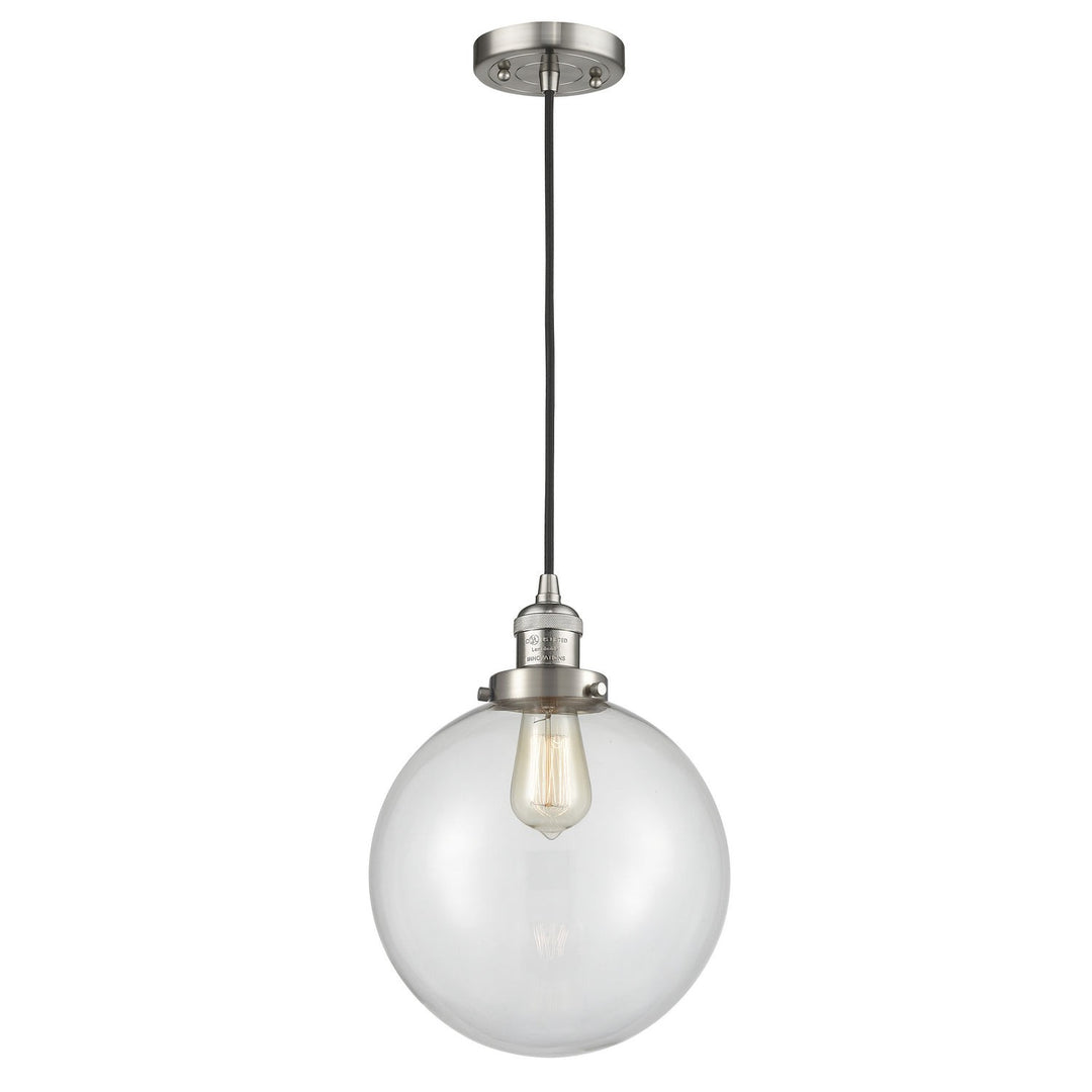 Innovations Franklin Restoration 201C-SN-G202-10-LED Pendant Light - Brushed Satin Nickel