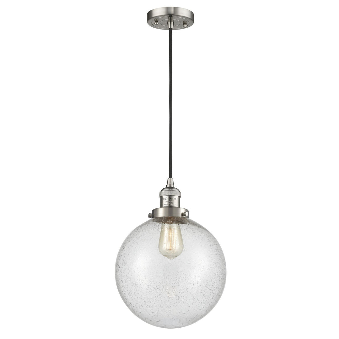 Innovations Franklin Restoration 201C-SN-G204-10-LED Pendant Light - Brushed Satin Nickel